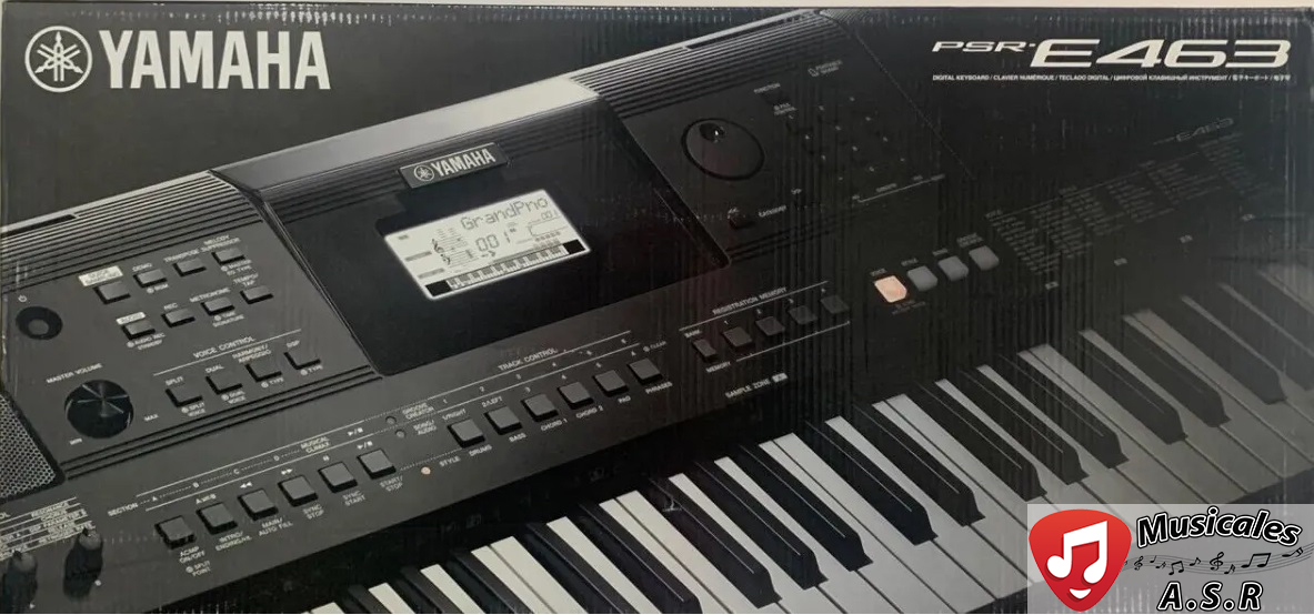 Teclado Yamaha Psr-E463 Portatil Con Eliminador Pa150 – Musicales